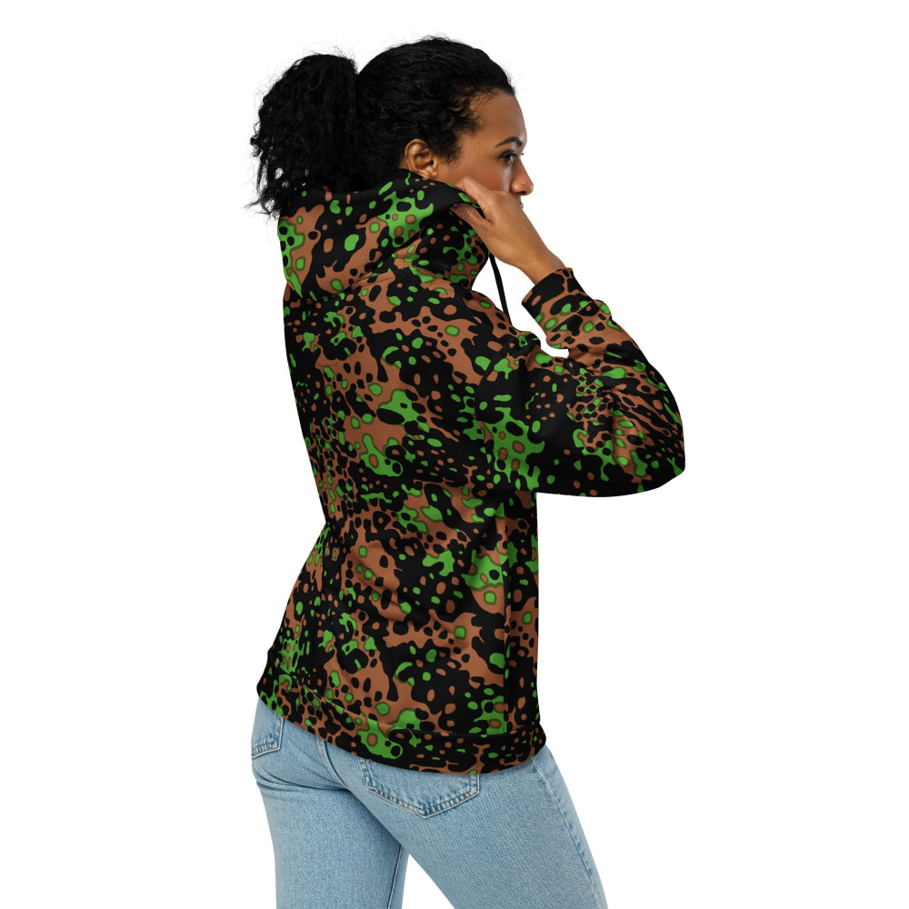 German WW2 Platanenmuster Plane Tree Bright Spring CAMO Unisex zip hoodie