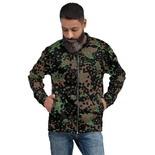 German WW2 Platanenmuster Plane Tree Pattern 5 Spring CAMO Unisex Bomber Jacket