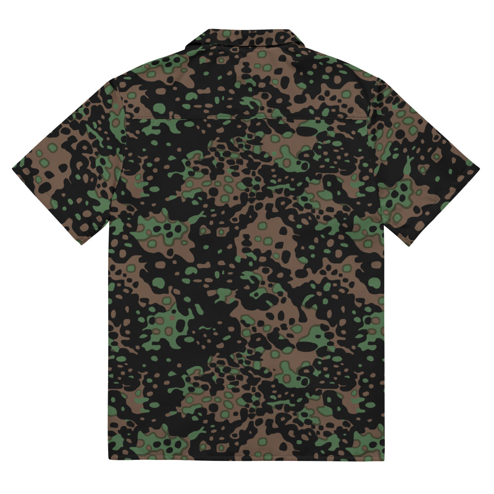 German WW2 Platanenmuster Plane Tree Pattern 5 Spring CAMO Unisex button shirt - Button Shirt