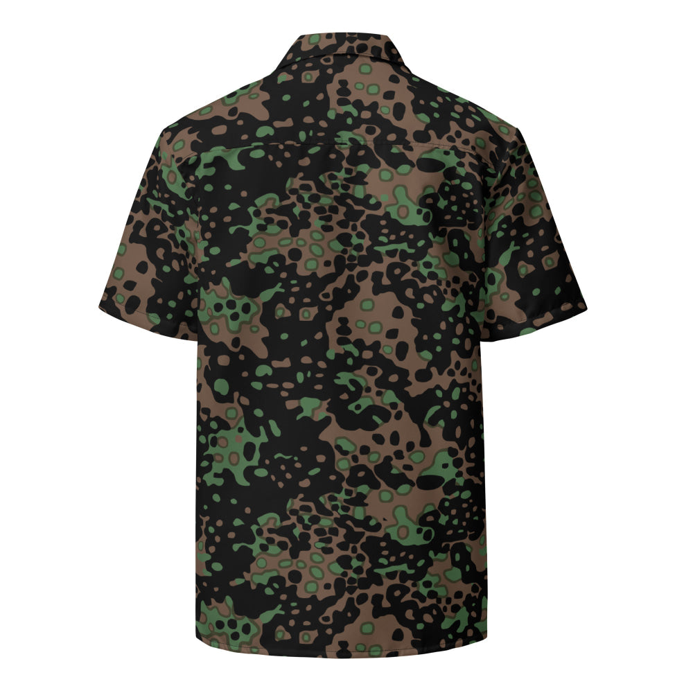 German WW2 Platanenmuster Plane Tree Pattern 5 Spring CAMO Unisex button shirt - Button Shirt