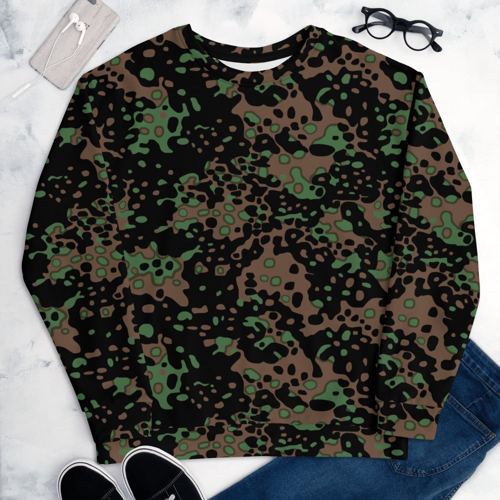 German WW2 Platanenmuster Plane Tree Pattern 5 Spring CAMO Unisex Sweatshirt