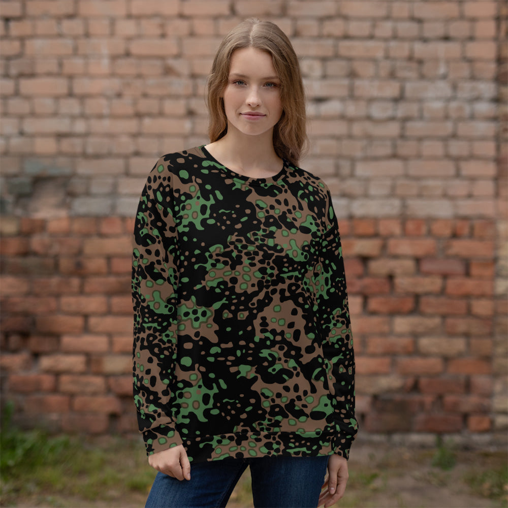 German WW2 Platanenmuster Plane Tree Pattern 5 Spring CAMO Unisex Sweatshirt