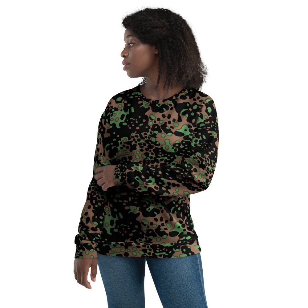 German WW2 Platanenmuster Plane Tree Pattern 5 Spring CAMO Unisex Sweatshirt