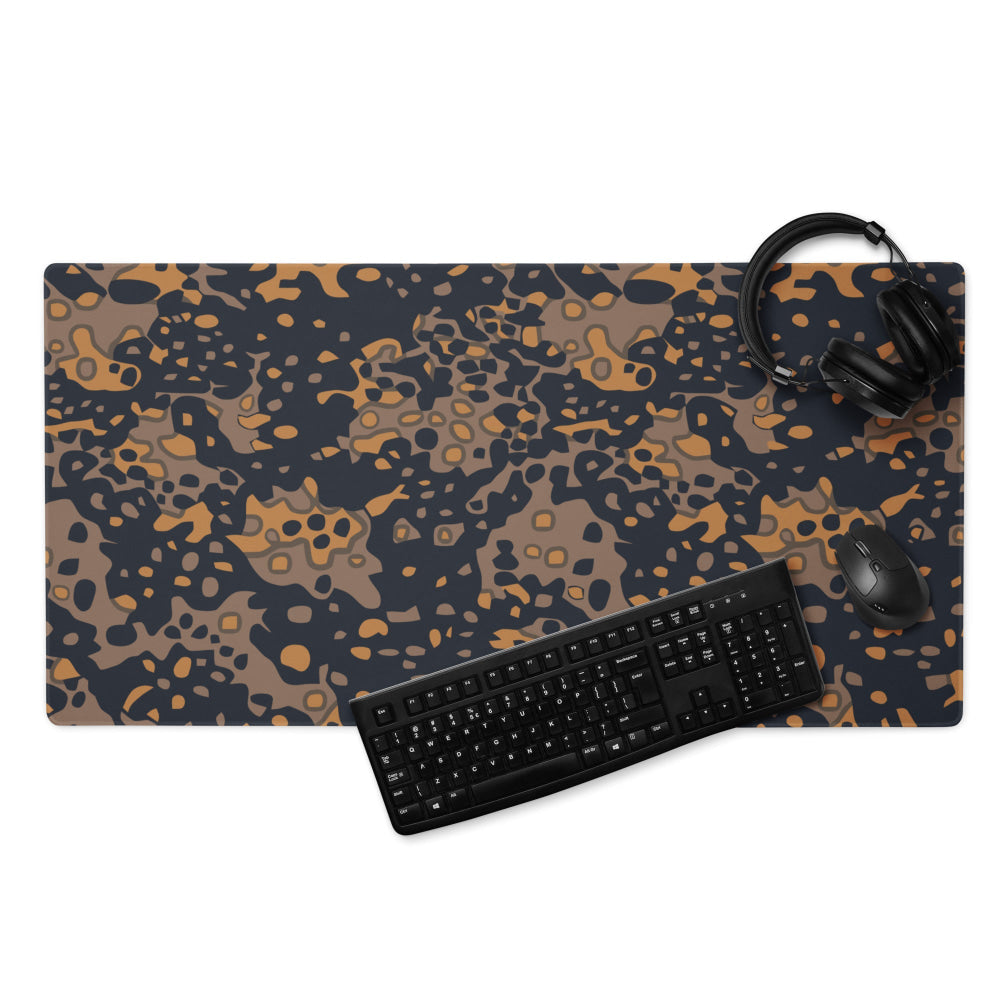 German WW2 Platanenmuster Plane Tree Pattern 6 Autumn CAMO Gaming mouse pad - 36″×18″ - Mouse Pad