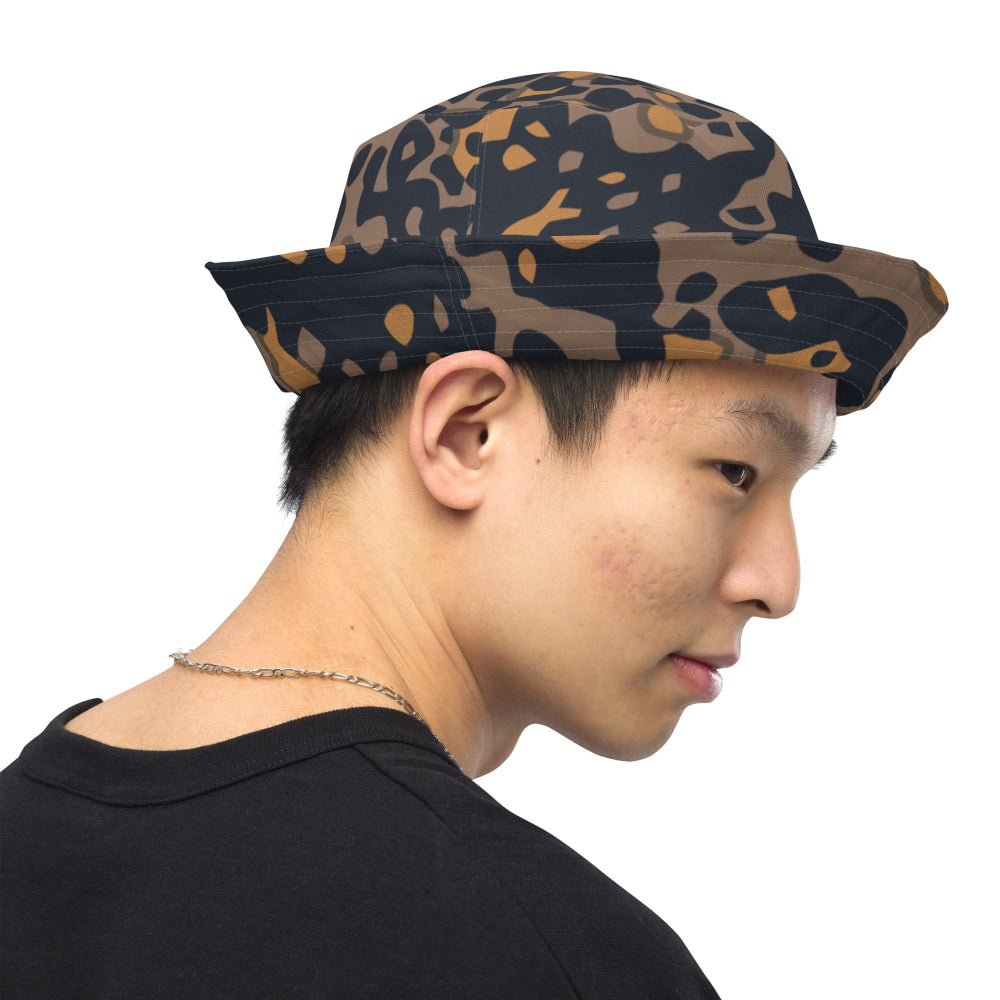 German WW2 Platanenmuster Plane Tree Pattern 6 Autumn CAMO Reversible bucket hat - Bucket Hat