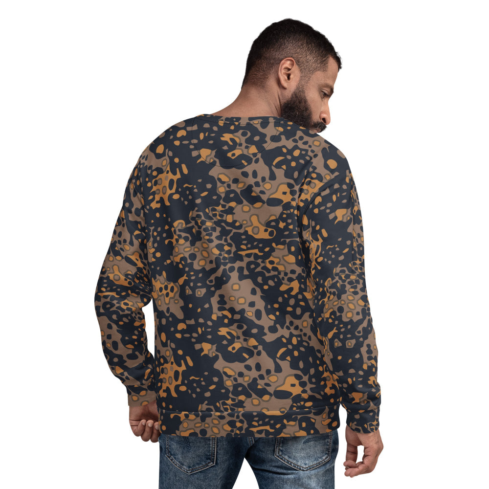 German WW2 Platanenmuster Plane Tree Pattern 6 Autumn CAMO Unisex Sweatshirt