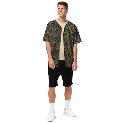 German WW2 Platanenmuster Plane Tree Summer CAMO baseball jersey - Baseball Jersey