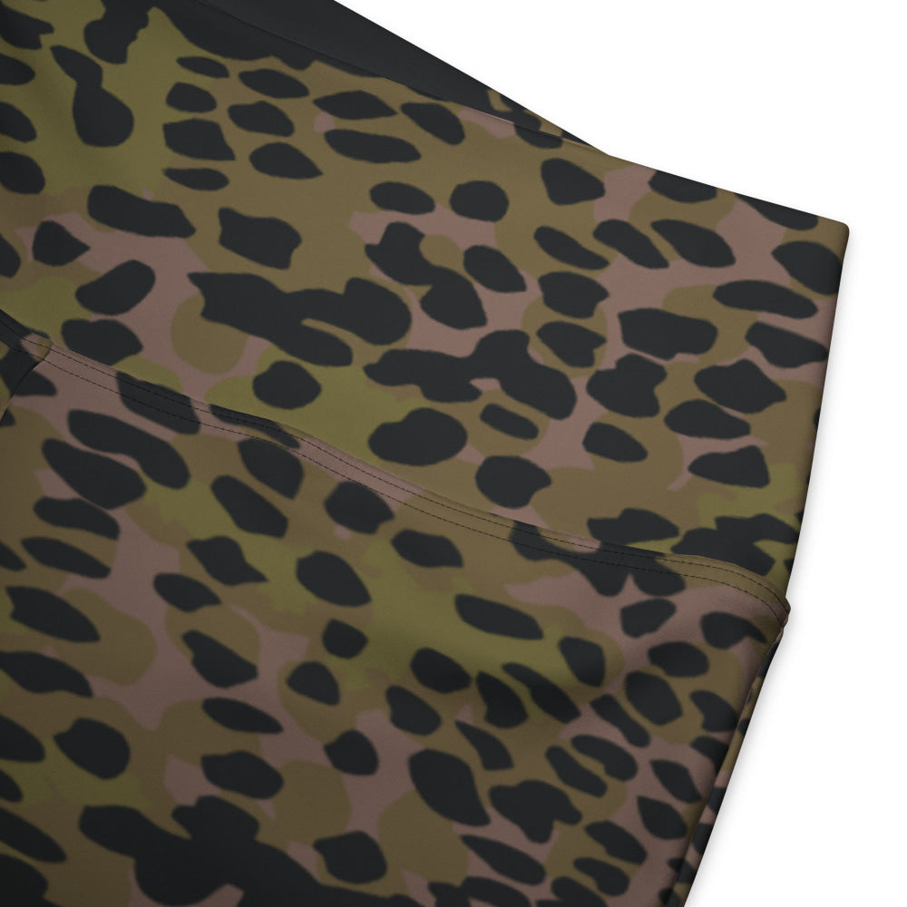 German WW2 Platanenmuster Plane Tree Summer CAMO Flare leggings - Womens Leggings