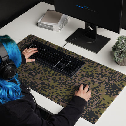 German WW2 Platanenmuster Plane Tree Summer CAMO Gaming mouse pad - 36″×18″ - Mouse Pad