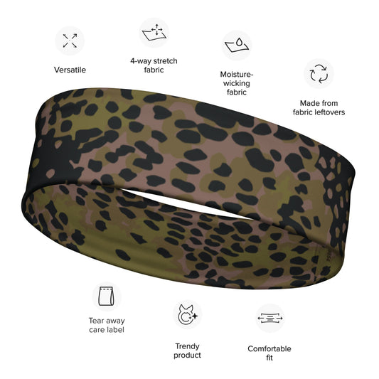 German WW2 Platanenmuster Plane Tree Summer CAMO Headband - M