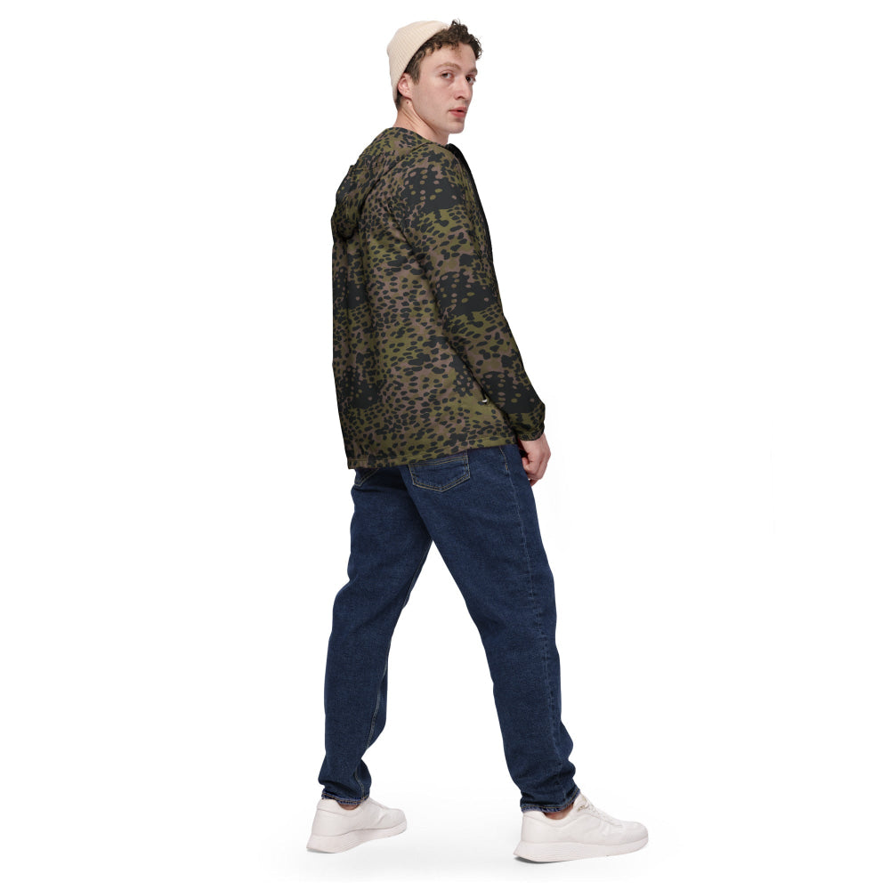 German WW2 Platanenmuster Plane Tree Summer CAMO Men’s windbreaker - Mens Windbreaker