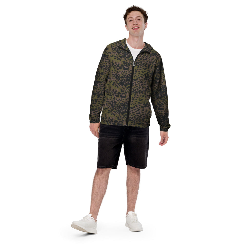 German WW2 Platanenmuster Plane Tree Summer CAMO Men’s windbreaker - Mens Windbreaker