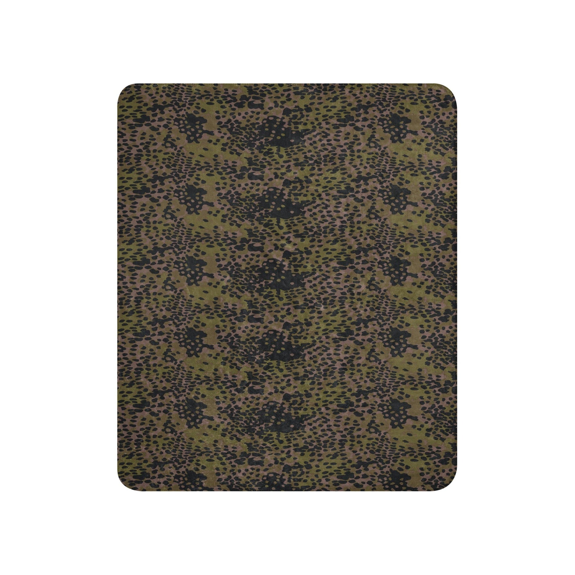 German WW2 Platanenmuster Plane Tree Summer CAMO Sherpa blanket - Blanket