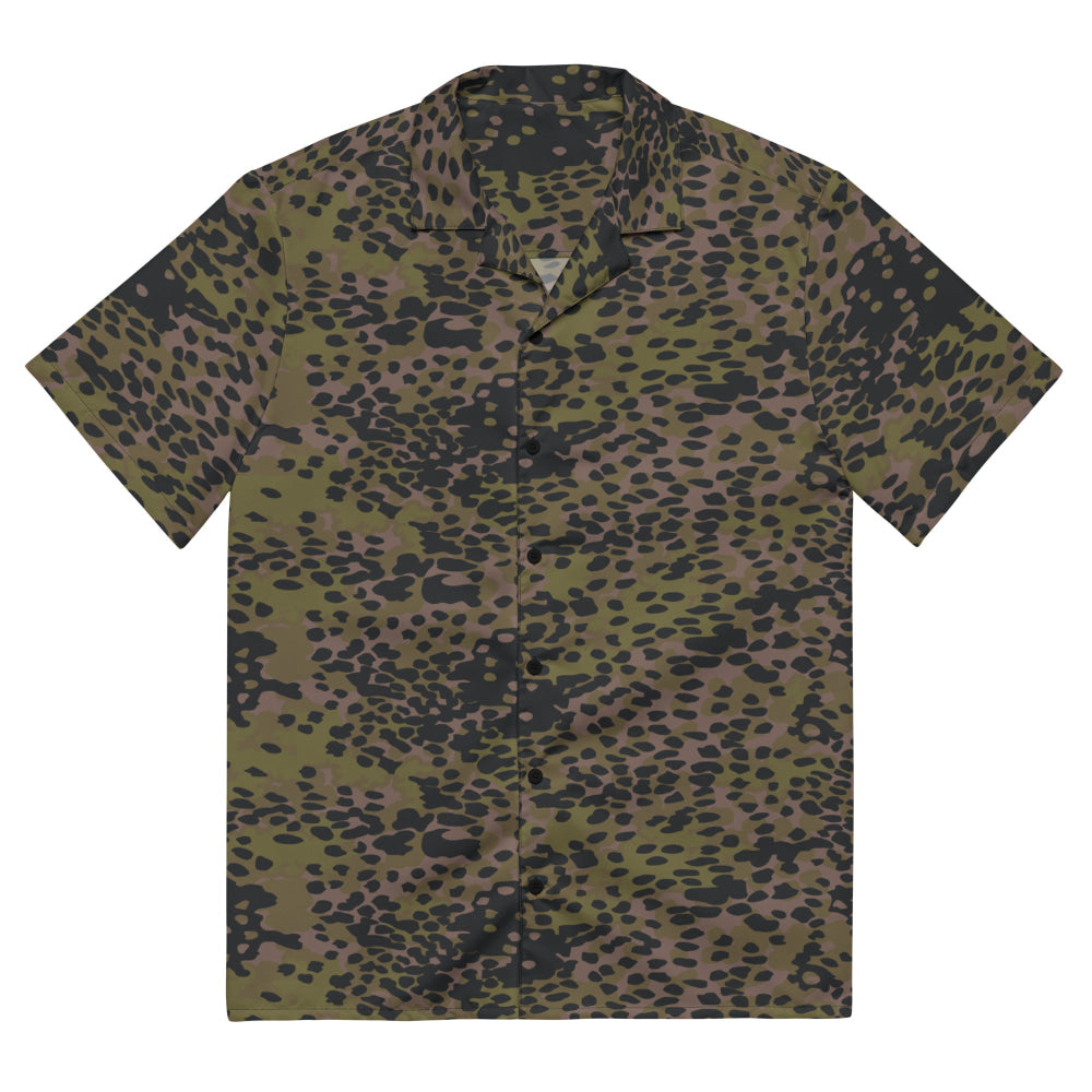 German WW2 Platanenmuster Plane Tree Summer CAMO Unisex button shirt - 2XS - Button Shirt