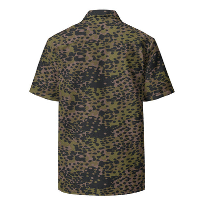 German WW2 Platanenmuster Plane Tree Summer CAMO Unisex button shirt - Button Shirt