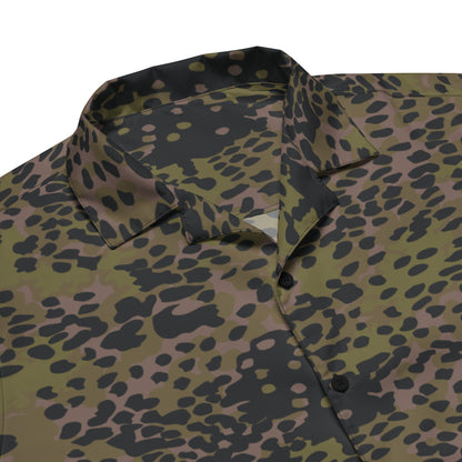 German WW2 Platanenmuster Plane Tree Summer CAMO Unisex button shirt - Button Shirt