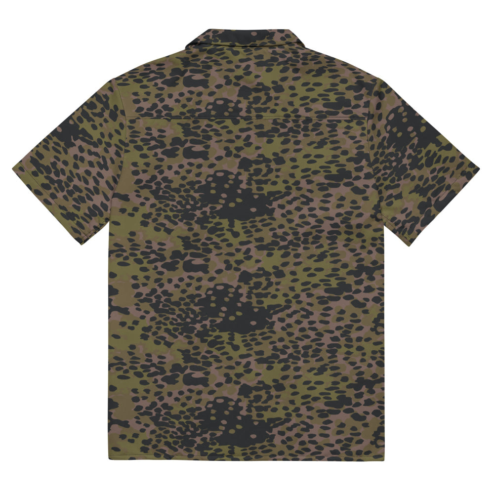 German WW2 Platanenmuster Plane Tree Summer CAMO Unisex button shirt - Button Shirt