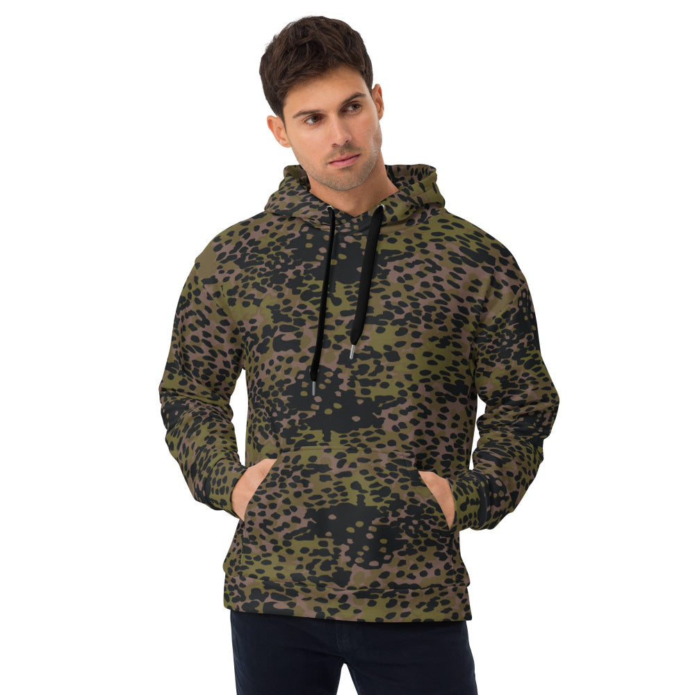 German WW2 Platanenmuster Plane Tree Summer CAMO Unisex Hoodie - 2XS