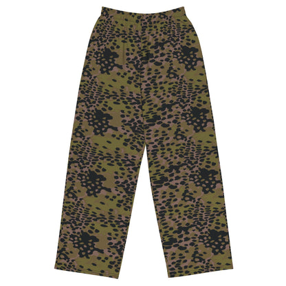 German WW2 Platanenmuster Plane Tree Summer CAMO unisex wide-leg pants - 2XS - Unisex Wide-Leg Pants