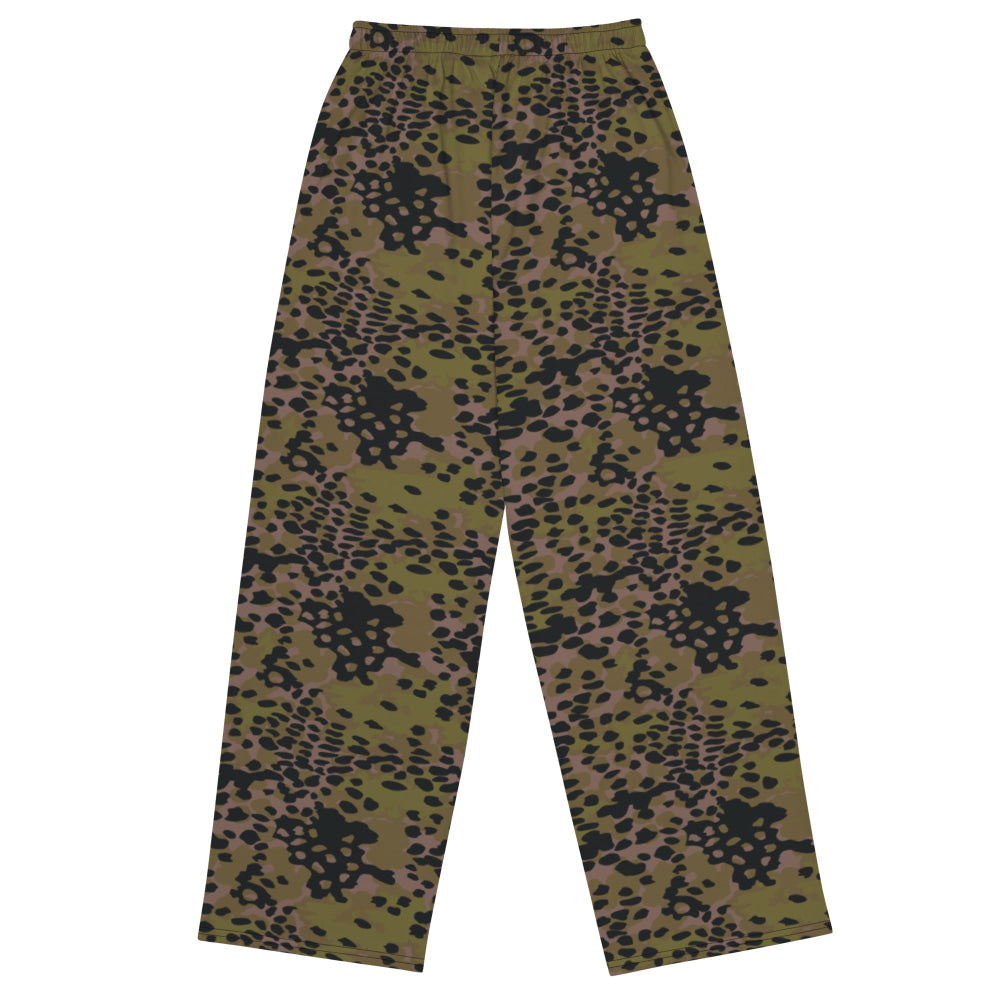 German WW2 Platanenmuster Plane Tree Summer CAMO unisex wide-leg pants - Unisex Wide-Leg Pants