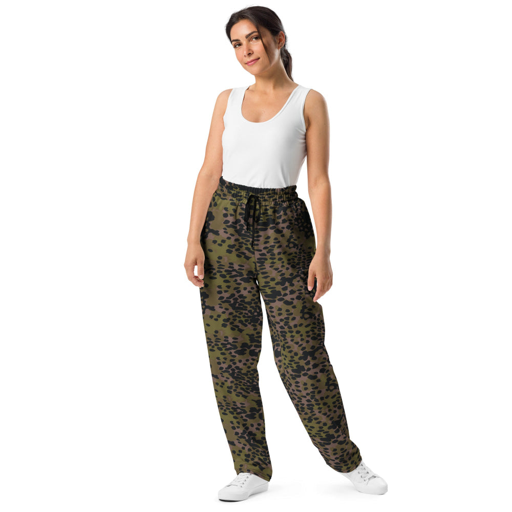 German WW2 Platanenmuster Plane Tree Summer CAMO Wide-leg joggers - Unisex Joggers