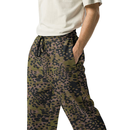 German WW2 Platanenmuster Plane Tree Summer CAMO Wide-leg joggers - Unisex Joggers