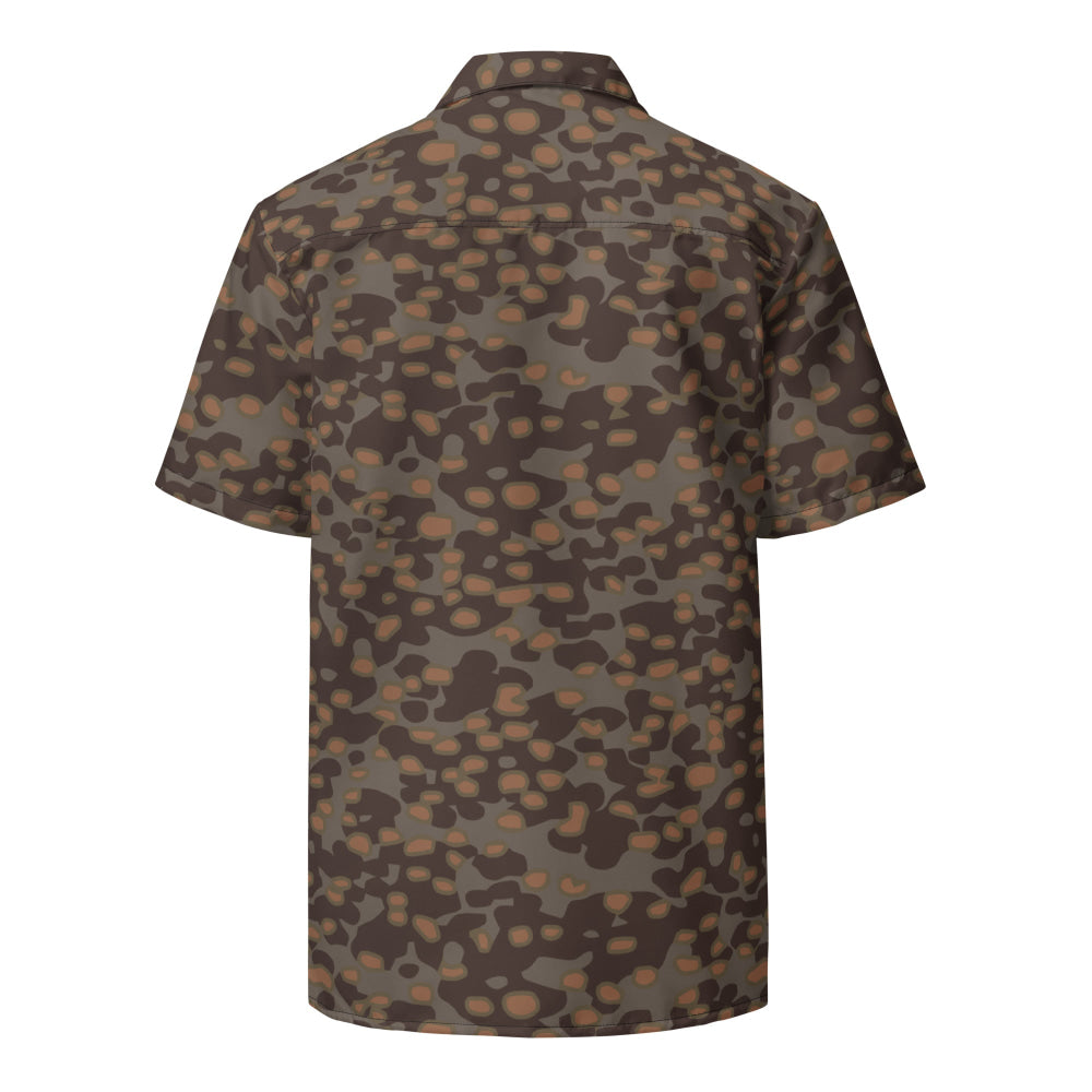 German WW2 Polyspot Autumn CAMO Unisex button shirt - Button Shirt