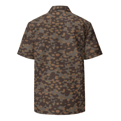 German WW2 Polyspot Autumn CAMO Unisex button shirt - Button Shirt