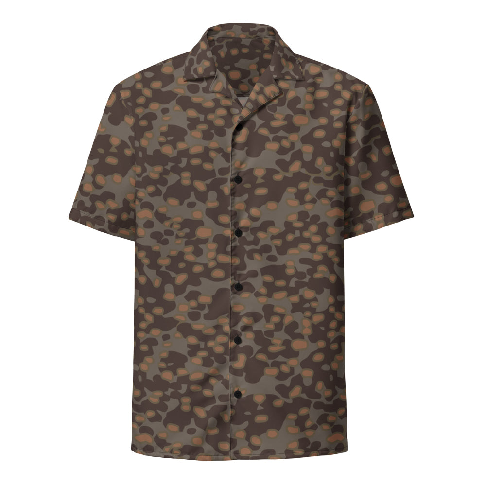 German WW2 Polyspot Autumn CAMO Unisex button shirt - Button Shirt