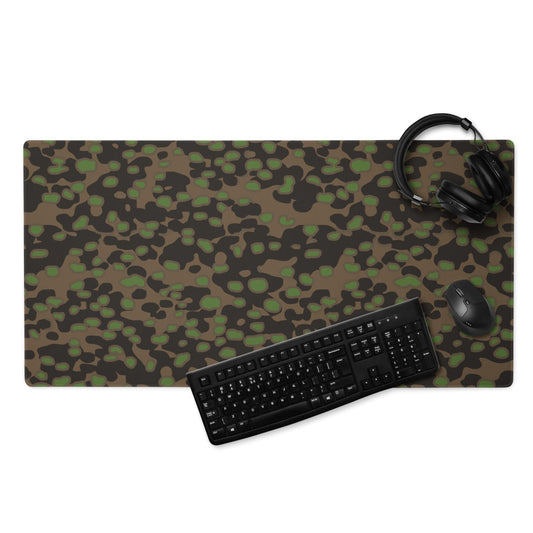 German WW2 Polyspot Spring CAMO Gaming mouse pad - 36″×18″ - Mouse Pad