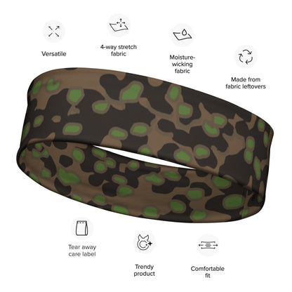 German WW2 Polyspot Spring CAMO Headband - M