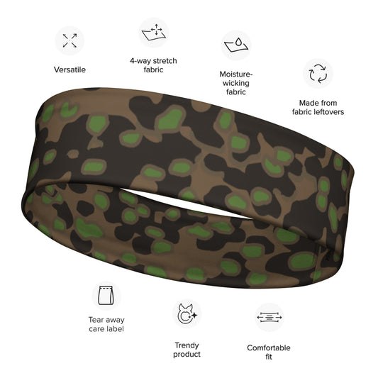 German WW2 Polyspot Spring CAMO Headband - M