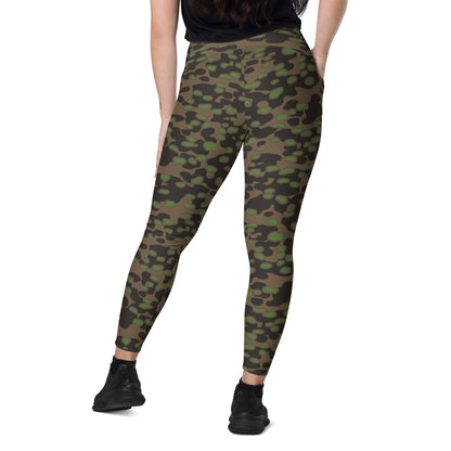 German WW2 Polyspot Spring CAMO Leggings with pockets - Womens With Pockets