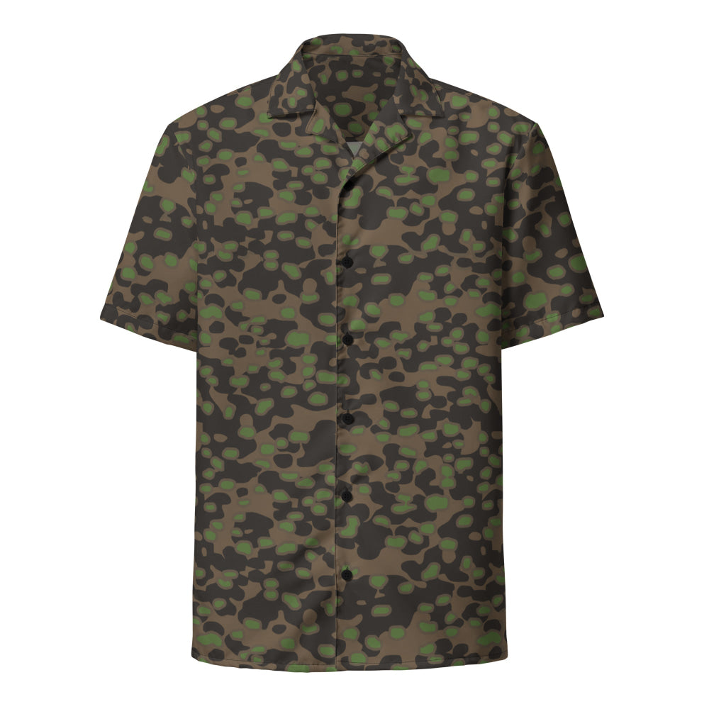 German WW2 Polyspot Spring CAMO Unisex button shirt - Button Shirt