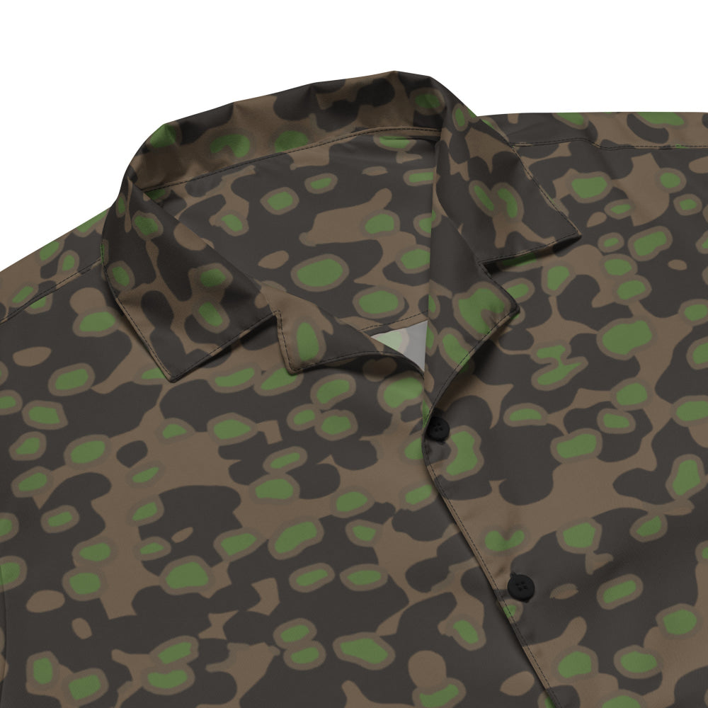 German WW2 Polyspot Spring CAMO Unisex button shirt - Button Shirt