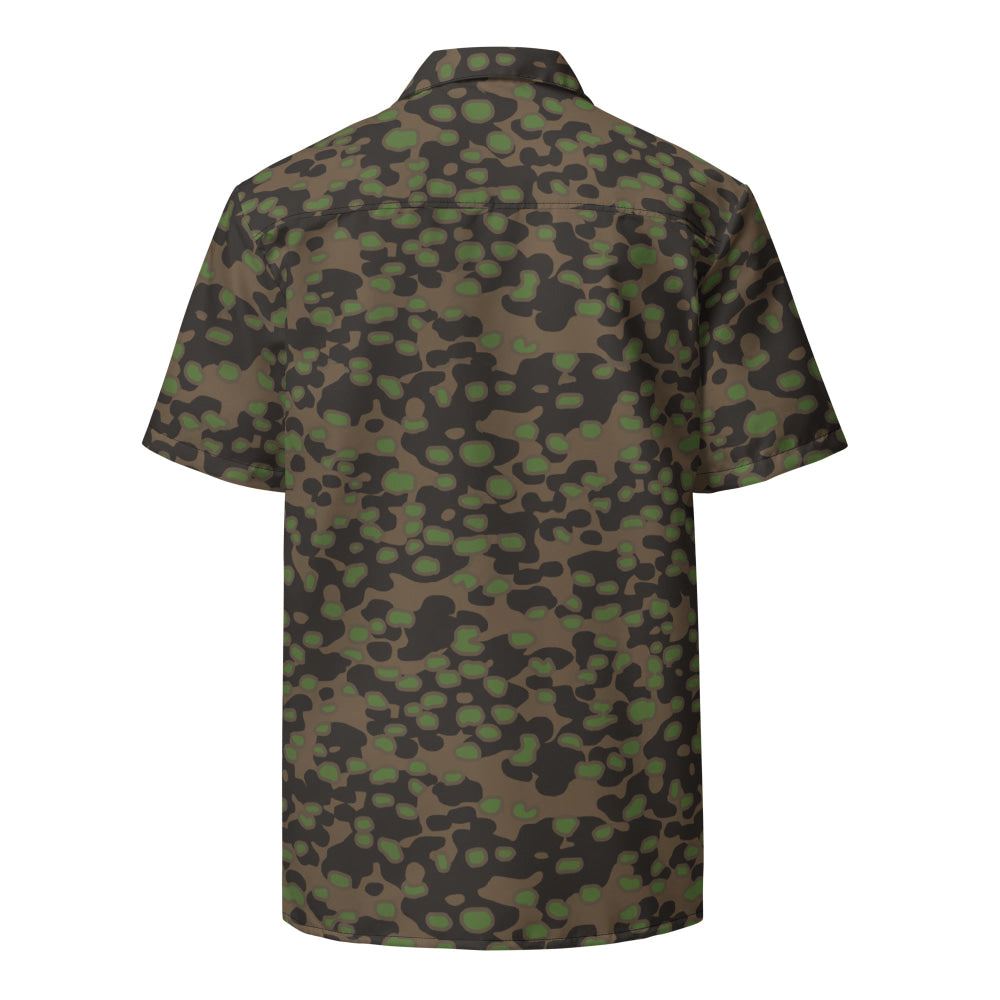 German WW2 Polyspot Spring CAMO Unisex button shirt - Button Shirt