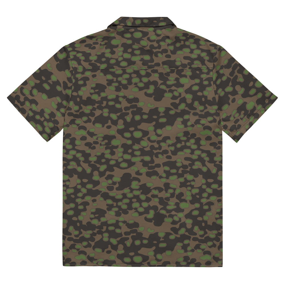 German WW2 Polyspot Spring CAMO Unisex button shirt - Button Shirt