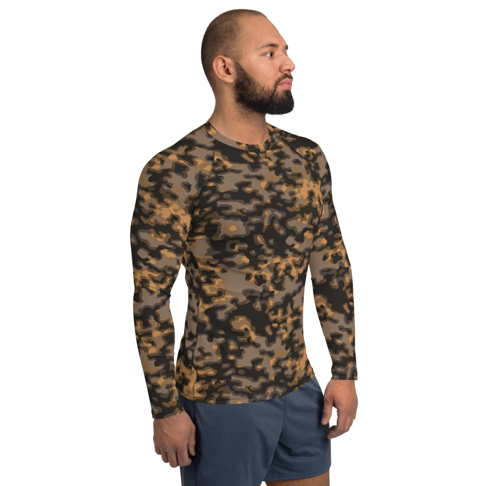 German WW2 Rauchtarnmuster Blurred Edge Autumn CAMO Men’s Rash Guard - Mens