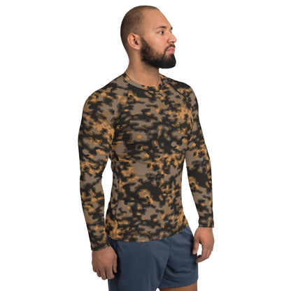 German WW2 Rauchtarnmuster Blurred Edge Autumn CAMO Men’s Rash Guard - Mens