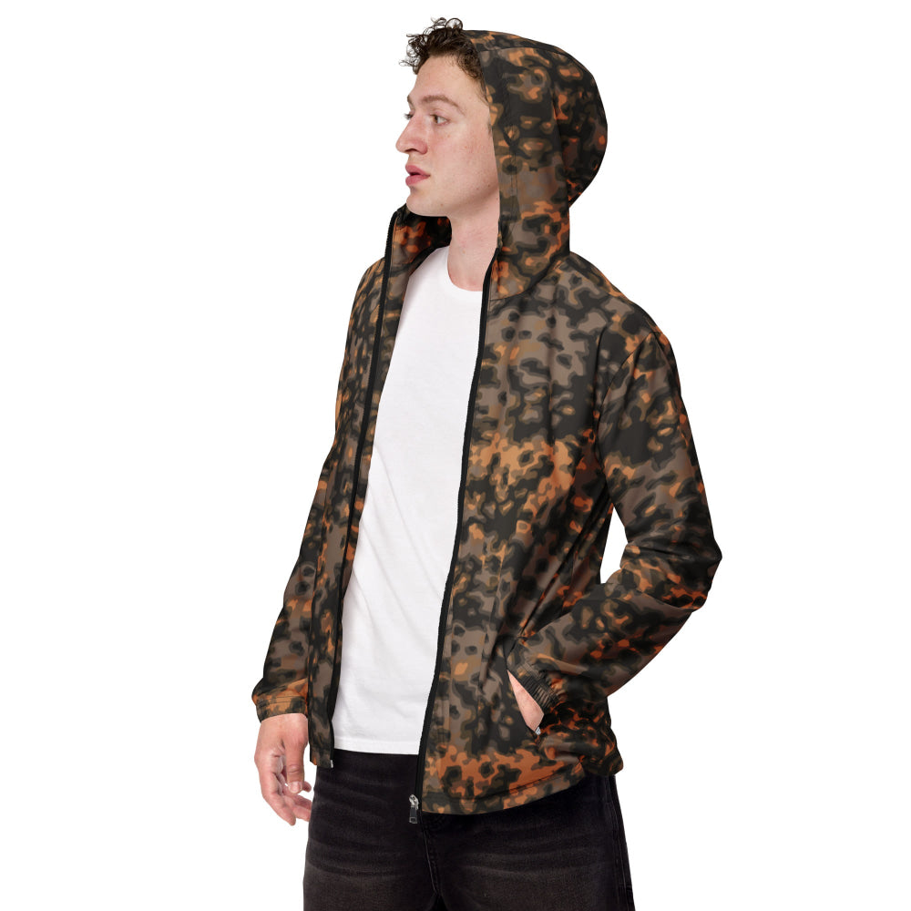 German WW2 Rauchtarnmuster Blurred Edge Autumn CAMO Men’s windbreaker - XS - Mens Windbreaker