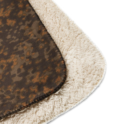 German Rauchtarnmuster Autumn CAMO Sherpa blanket - Blankets