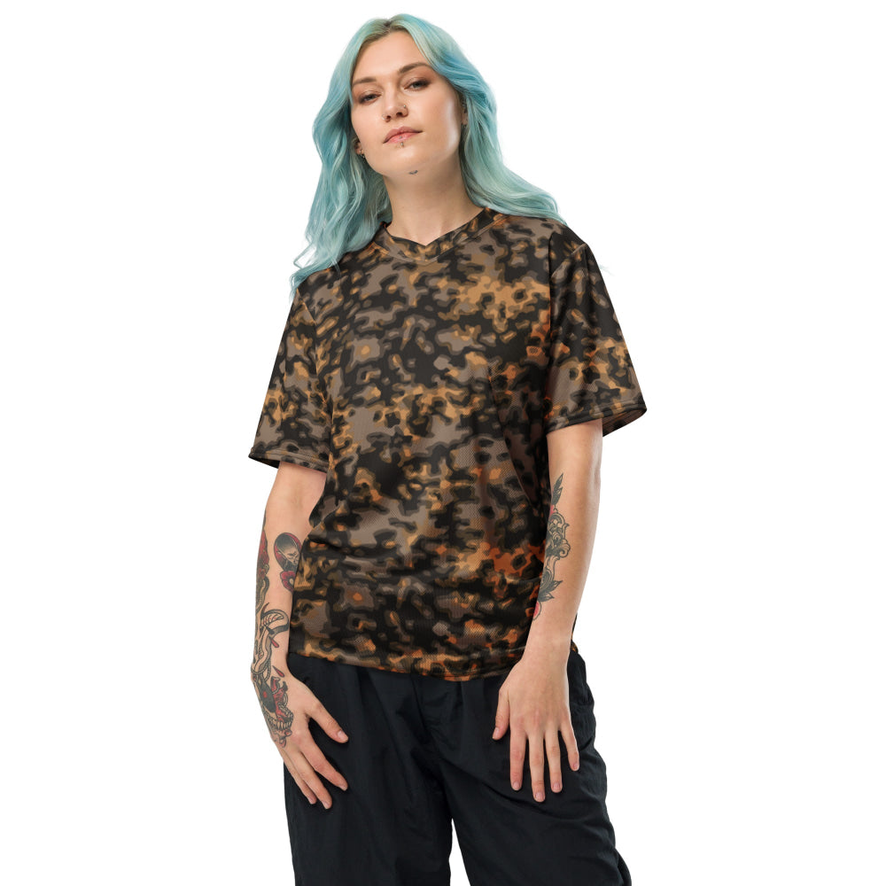 German WW2 Rauchtarnmuster Blurred Edge Autumn CAMO unisex sports jersey - Unisex Sports Jersey