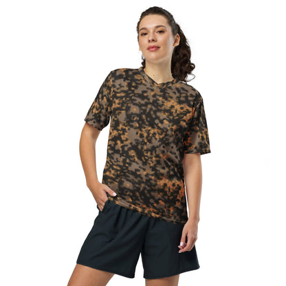 German WW2 Rauchtarnmuster Blurred Edge Autumn CAMO unisex sports jersey - Unisex Sports Jersey