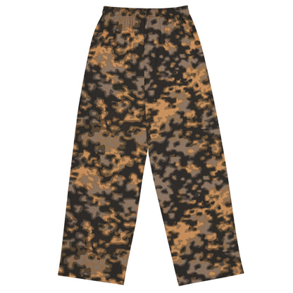 German WW2 Rauchtarnmuster Blurred Edge Autumn CAMO unisex wide-leg pants - Unisex Wide-Leg Pants