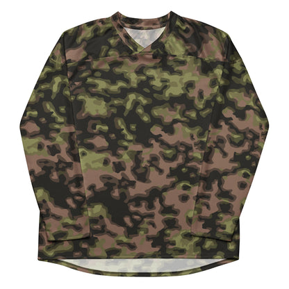 German WW2 Rauchtarnmuster Blurred Edge Spring CAMO hockey fan jersey - Unisex Hockey Fan Jersey