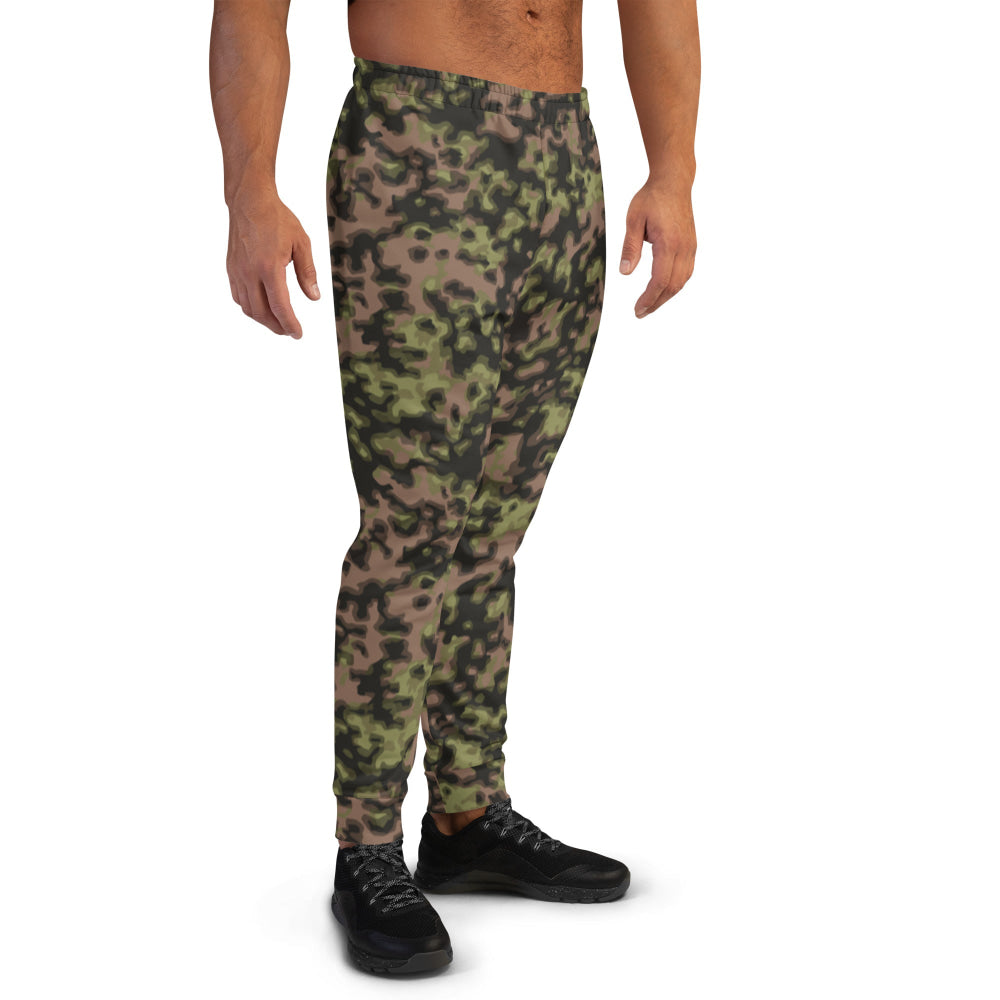 German WW2 Rauchtarnmuster Blurred Edge Spring CAMO Men’s Joggers - Mens