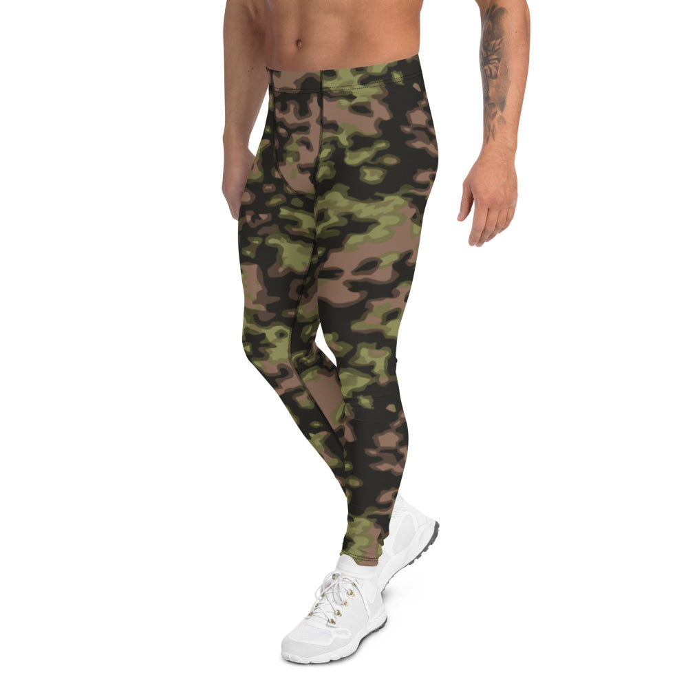 German WW2 Rauchtarnmuster Blurred Edge Spring CAMO Men’s Leggings - Mens