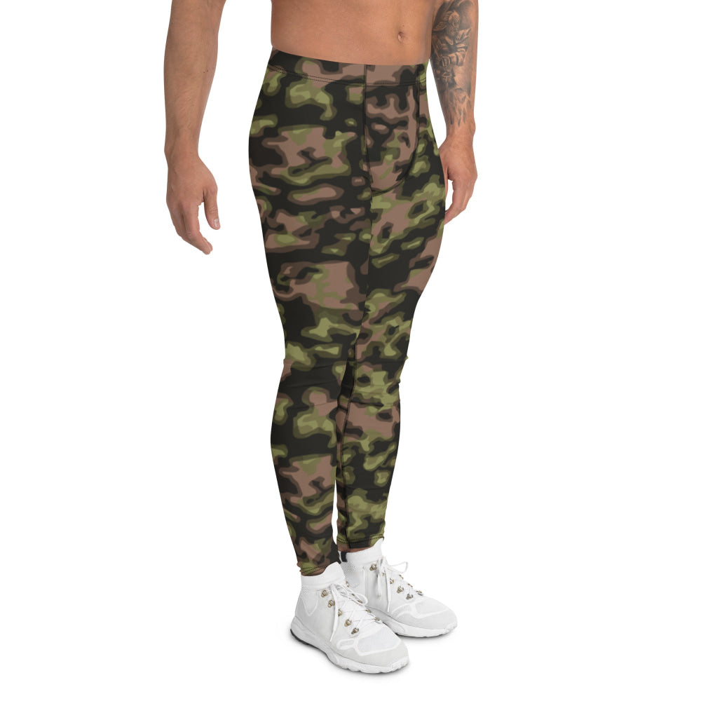 German WW2 Rauchtarnmuster Blurred Edge Spring CAMO Men’s Leggings - Mens