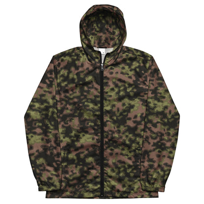 German WW2 Rauchtarnmuster Blurred Edge Spring CAMO Men’s windbreaker - Mens Windbreaker