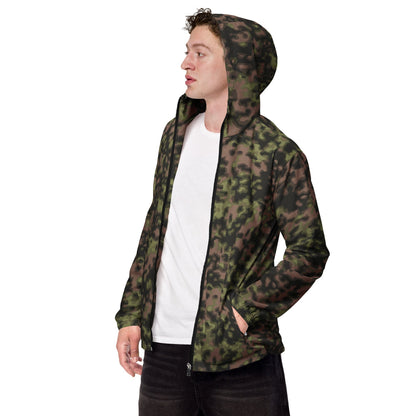 German WW2 Rauchtarnmuster Blurred Edge Spring CAMO Men’s windbreaker - XS - Mens Windbreaker